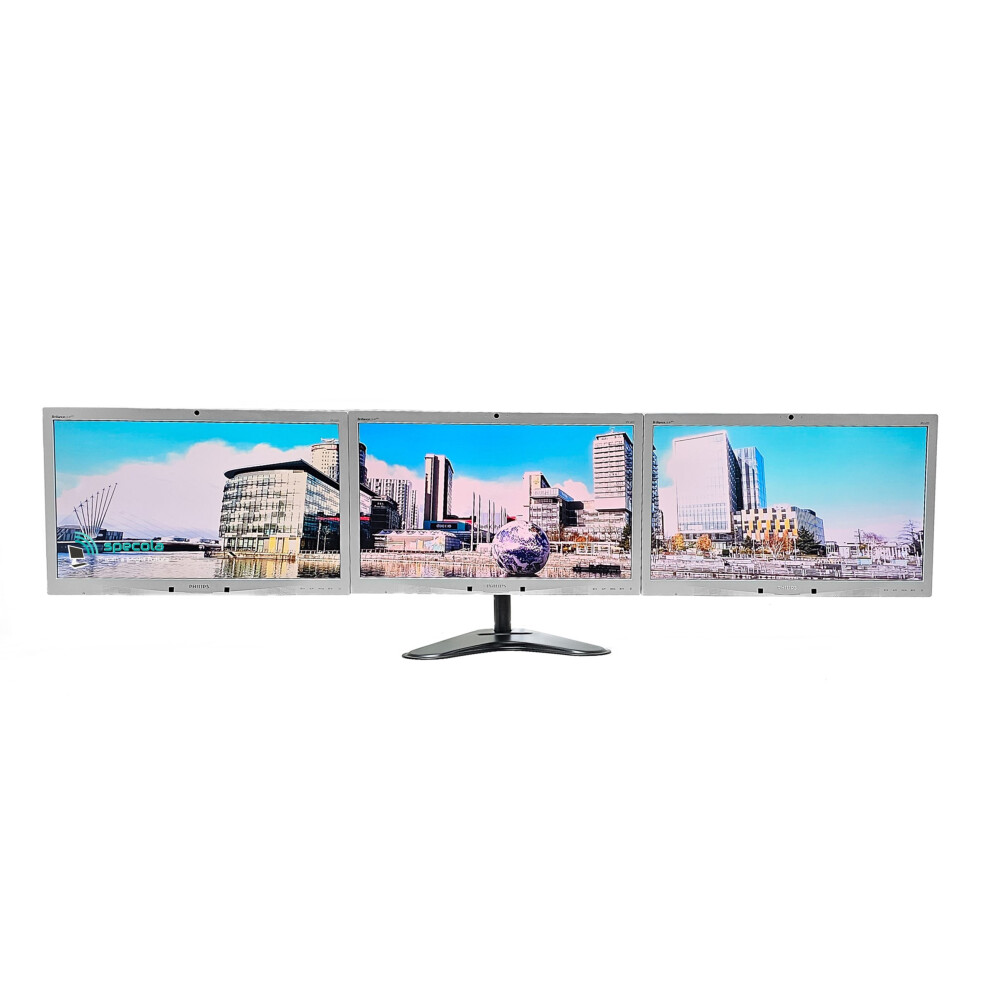 Philips 3x23â³ Triple Screen IPS Monitors - Webcam - 1xDVI/1xDP/1xVGA