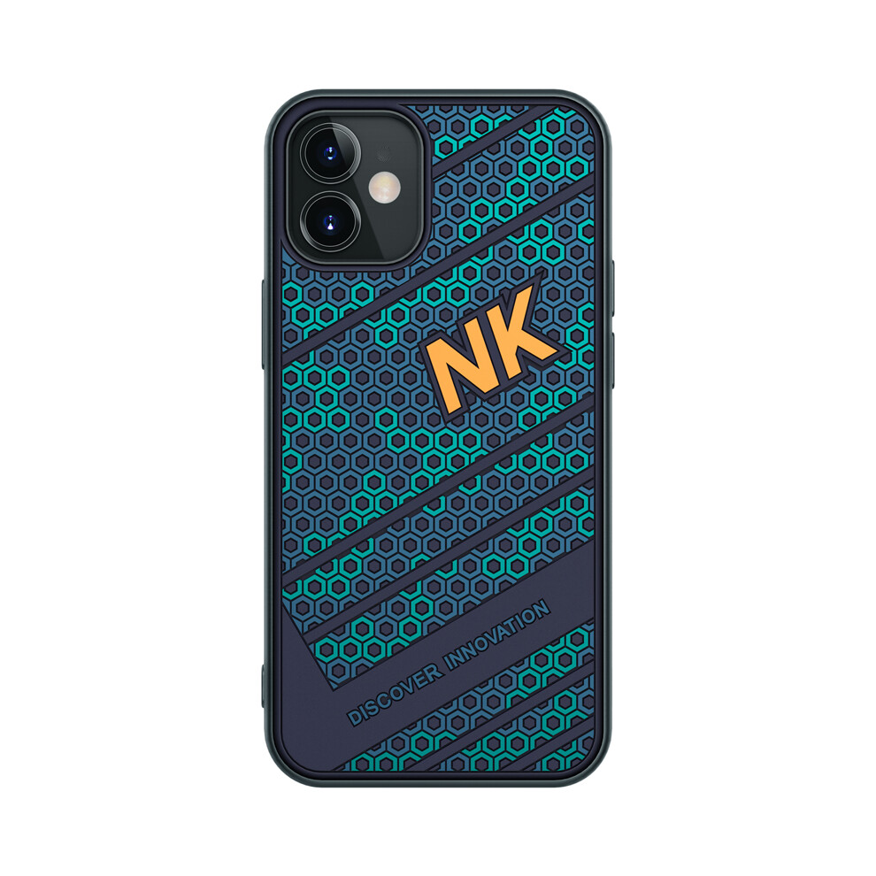 Nillkin For Iphone 12 Mini Case Fashion Sport 3D Texture Embossment Tpu + Pc Shockproof Anti Fingerprint Protective Case Back Cover 6906142467005