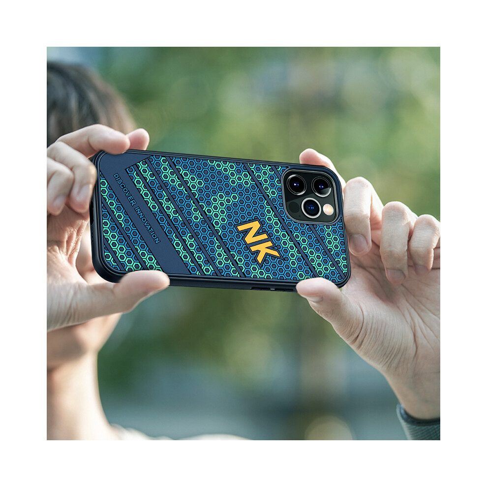 Nillkin For Iphone 12 Pro 12 Case Fashion Sport 3D Texture Embossment Tpu + Pc Shockproof Anti Fingerprint Protective Case Back Cover 6901251367208
