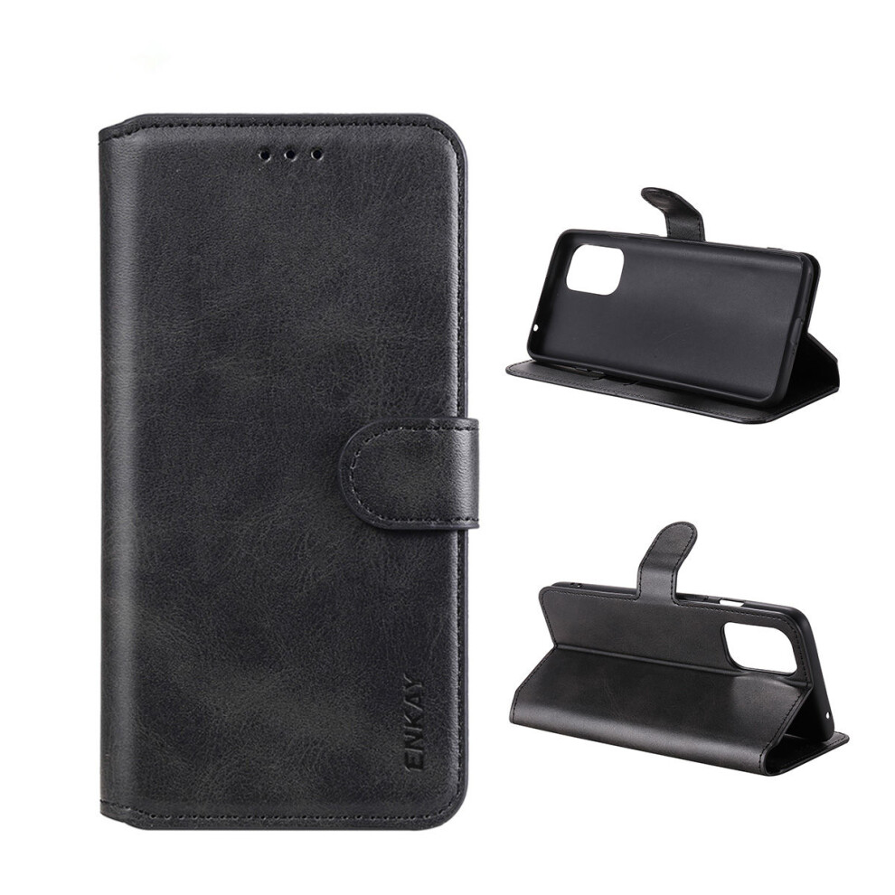 Enkay For Oneplus 8T Case Magnetic Flip With Multi Card Slot Stand Pu Leather + Tpu Shockproof Full Body Protective Case 6933174853421