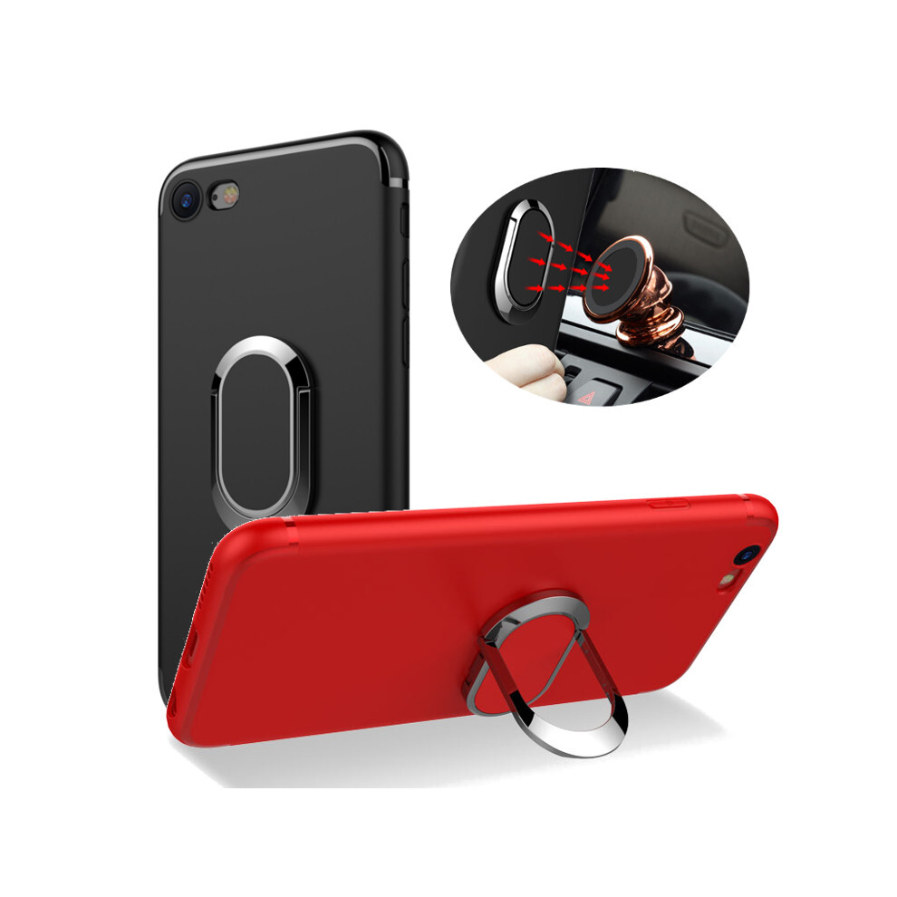 Bakeey 360 Adjustable Metal Ring Kickstand Magnetic Frosted Soft Tpu Case For Iphone 6Plus 6Splus 6900208248300