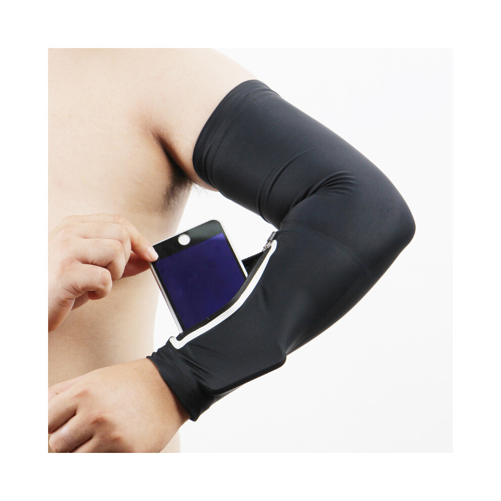 Bakeey Sun Protection Elastic Sports Jogging Gym Phone Armband Running Bag Arm Wrist Bag 6083130023662