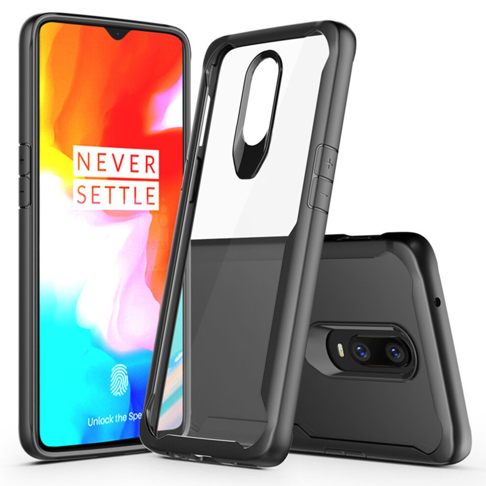 Bakeey Shockproof Transparent Hard Acrylic Back Cover Protective Case For Oneplus 6T 721157835344