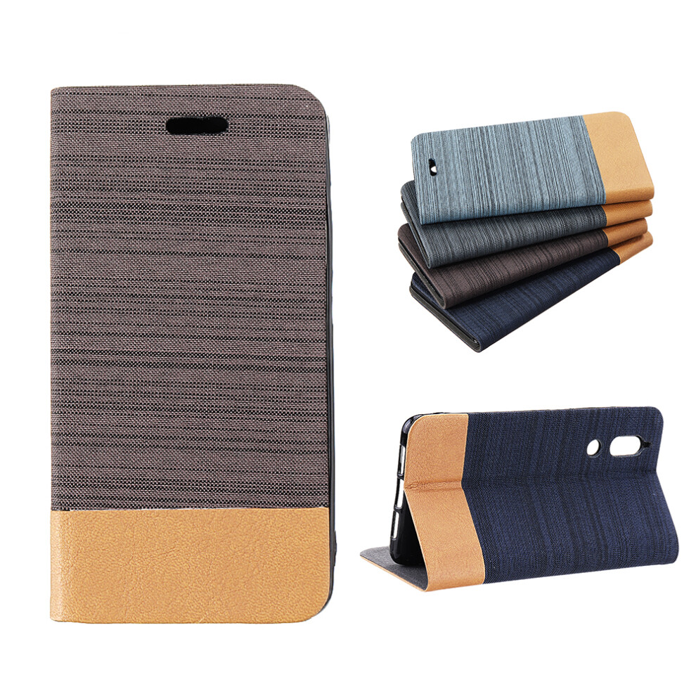 Bakeey Flip Canvas Pu Leather Full Body Protective Case For Sharp Aquos S2 744759453747