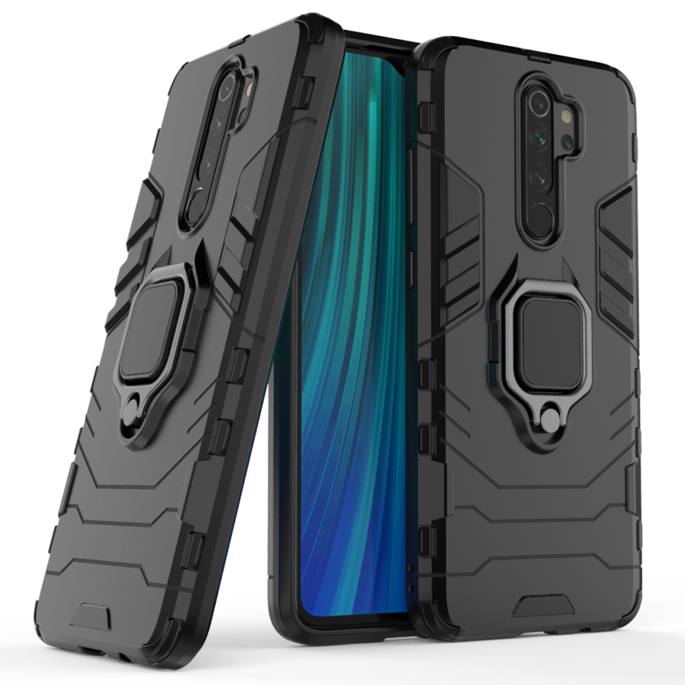 Bakeey Armor Magnetic Card Holder Shockproof Protective Case For Xiaomi Redmi Note 8 Pro Non Original 921469736531