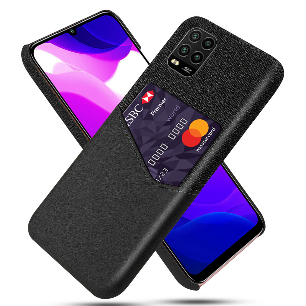 Bakeey For Xiaomi Mi 10 Lite Case Luxury Pu Leather + Cloth With Card Slot Shockproof Anti Scratch Protective Case 921467987232