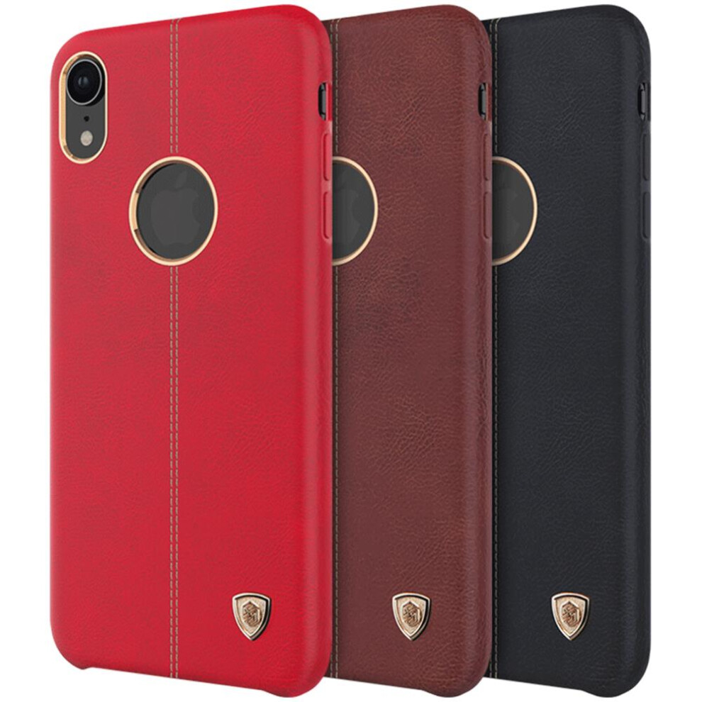 Nillkin Pu Leather Shockproof Hard Pc Back Cover Protective Case For Iphone Xr 717261134213