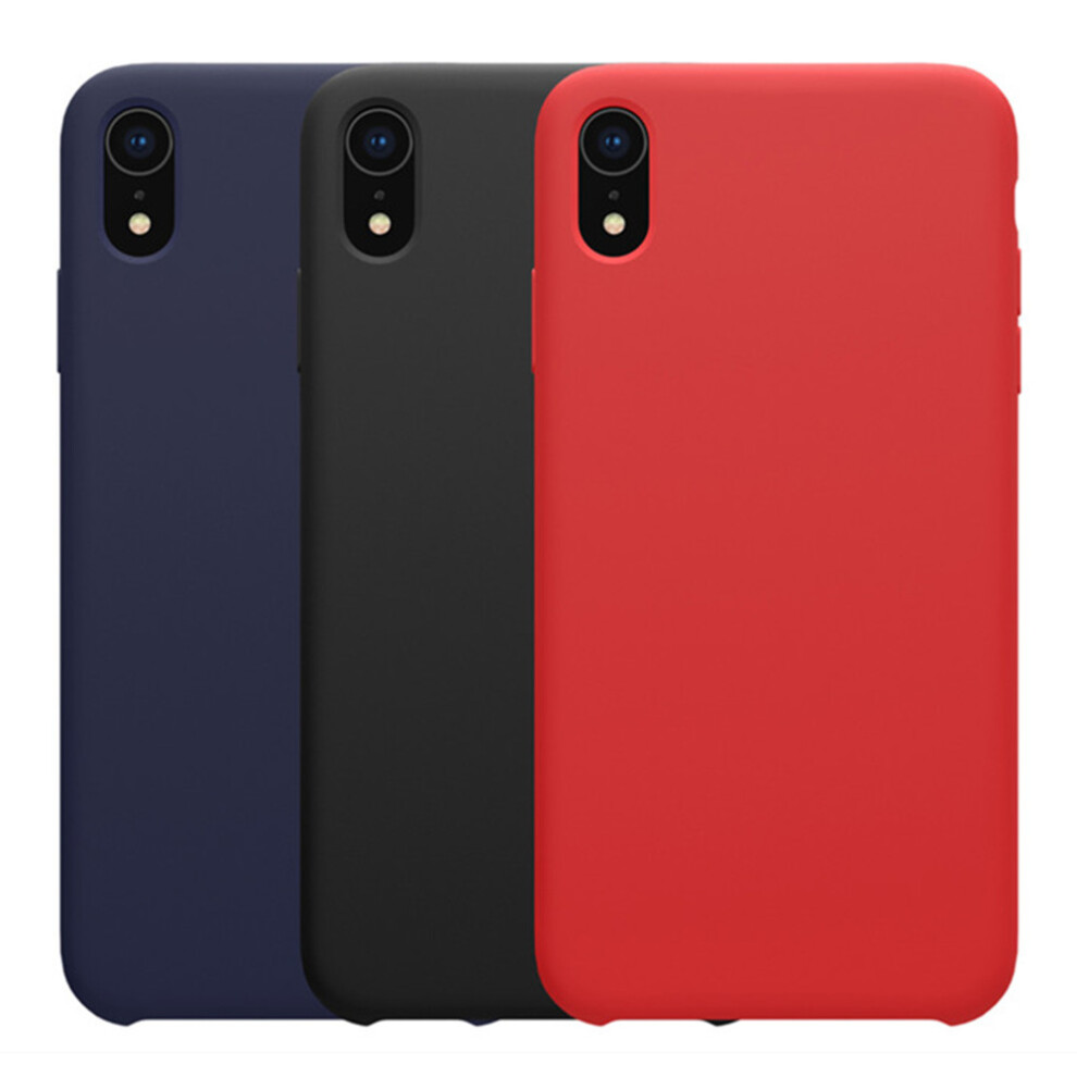 Nillkin Smooth Shockproof Liquid Silicone Rubber Back Cover Protective Case For Iphone Xr 782301242654