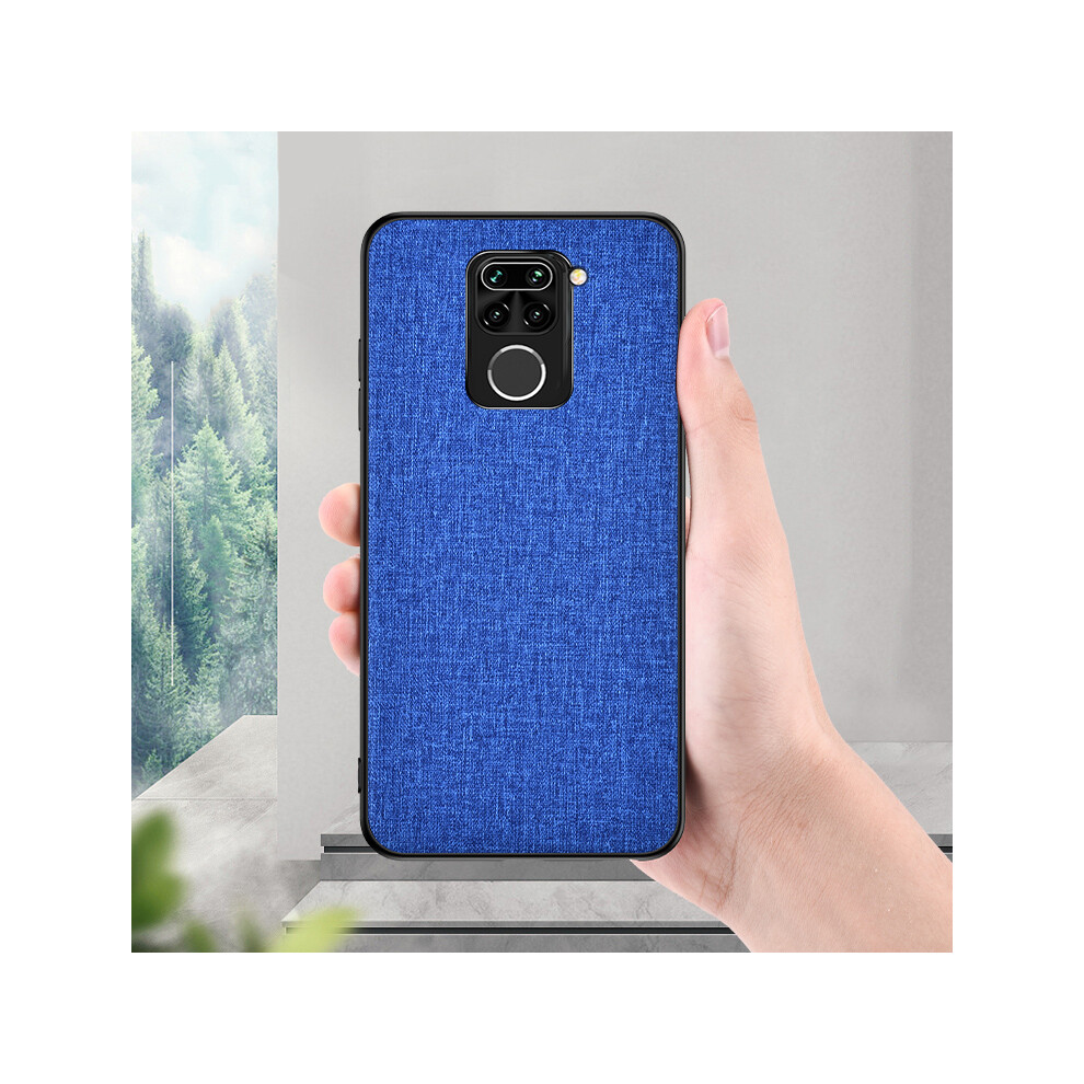 Bakeey Luxury Breathable Canvas Sweatproof Shockproof Tpu Protective Case For Xiaomi Mi 10 Lite 6900070232315