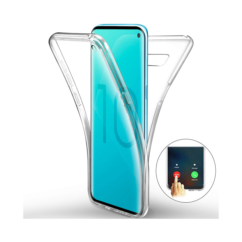 Full Body Clear Touch Screen Protective Case For Samsung Galaxy S10e S10 S10 Plus Support Ultrasonic Fingerprint Unlock 3345535990097