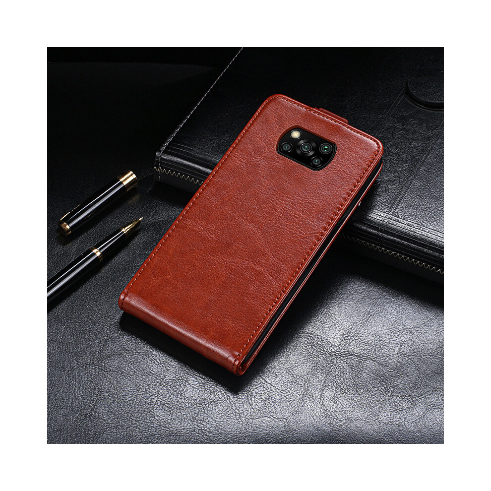 Bakeey Luxury Business Magnetic Vertical Flip Shockproof Pu Leather Protective Case For Poco X3 Pro Poco X3 Nfc 6900075818026