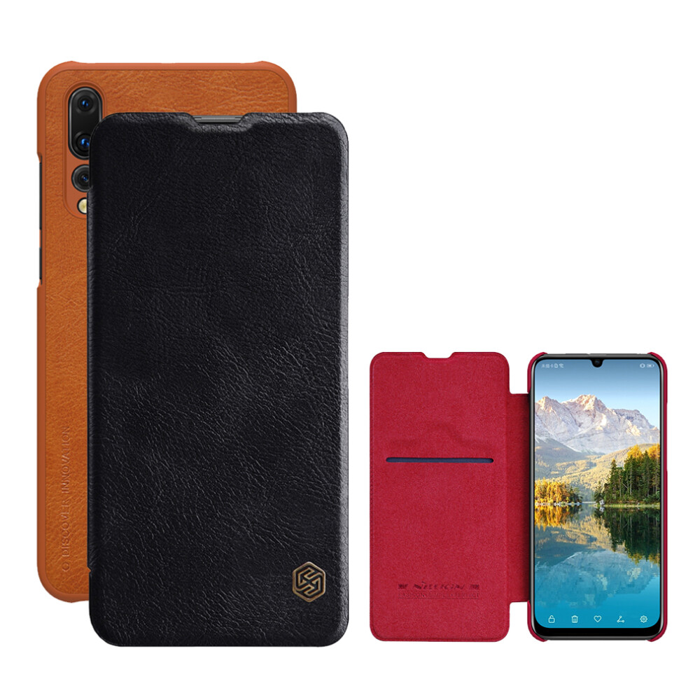 Nillkin Flip Pu Leather Credit Card Slot Holder Protective Case For Huawei P Smart+ 2019 Huawei Enjoy 9S 3518362902810