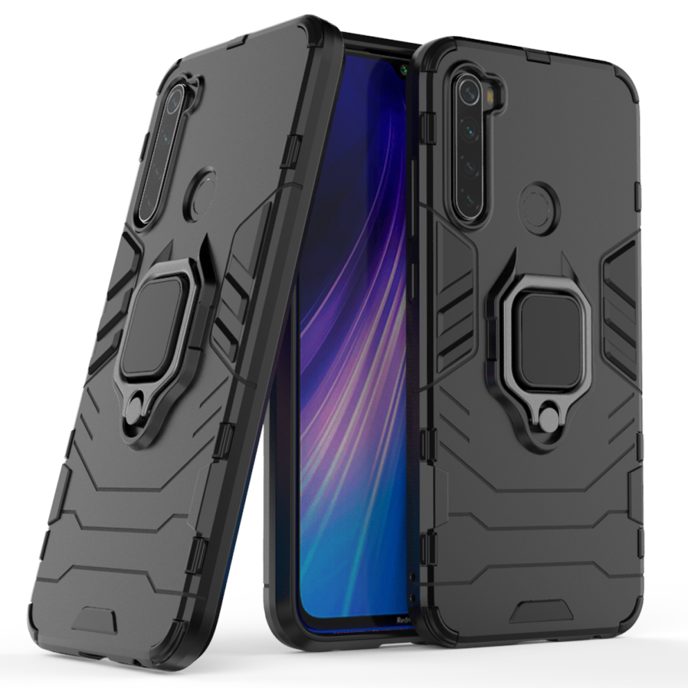 Bakeey Armor Magnetic Card Holder Shockproof Protective Case For Xiaomi Redmi Note 8 921469736548
