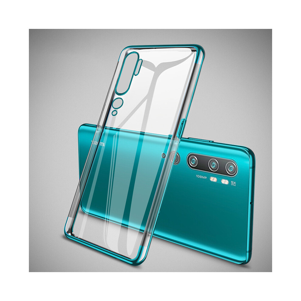 Bakeey Plating Shockproof Transparent Soft Tpu Protective Case For Xiaomi Mi Note 10 Xiaomi Mi Note 10 Pro Xiaomi Mi Cc9 Pro Non Original 6901250314050