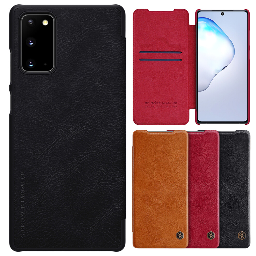 Nillkin For Samsung Galaxy Note 20 Case Bumper Flip Shockproof With Card Slot Full Cover Pu Leather Protective Case 614388543389