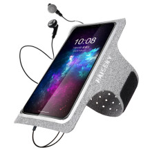 Haissky Universal Waterproof Touch Screen Lycra Sports Jogging Gym Phone Armband Borsa per Braccio da Corsa per iPhone 11 e telefoni mobili sotto