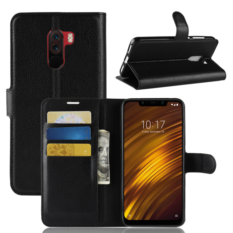 Bakeey Flip Card Slot Pu Leather Cover Protective Case For Xiaomi Pocophone F1 695424050658