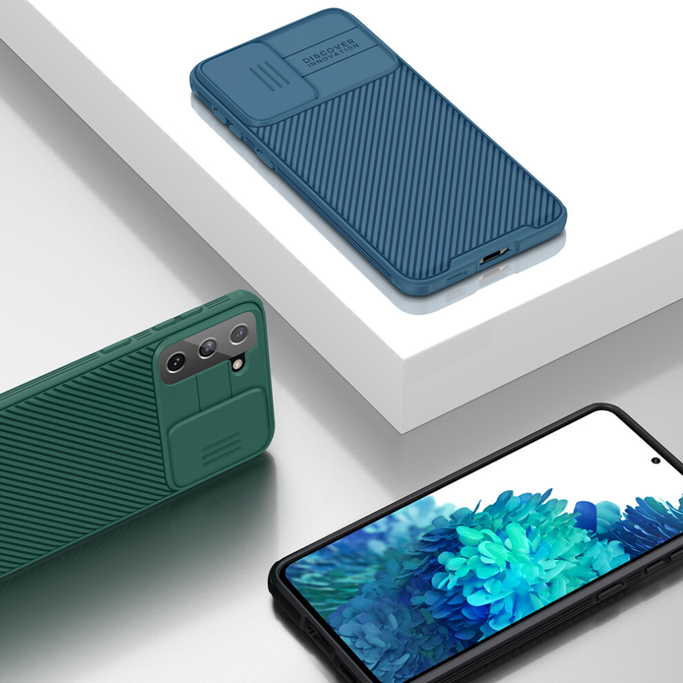 [Upgrade Version] Nillkin For Samsung Galaxy S21+ 5G Case Bumper With Slide Lens Cover Shockproof Anti Scratch Tpu + Pc Protective Case 6914232152496