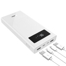 Besiter 20000mAh QC3.0 Snelladen Dual USB LED Display Powerbank met Type C en Micro Ingang