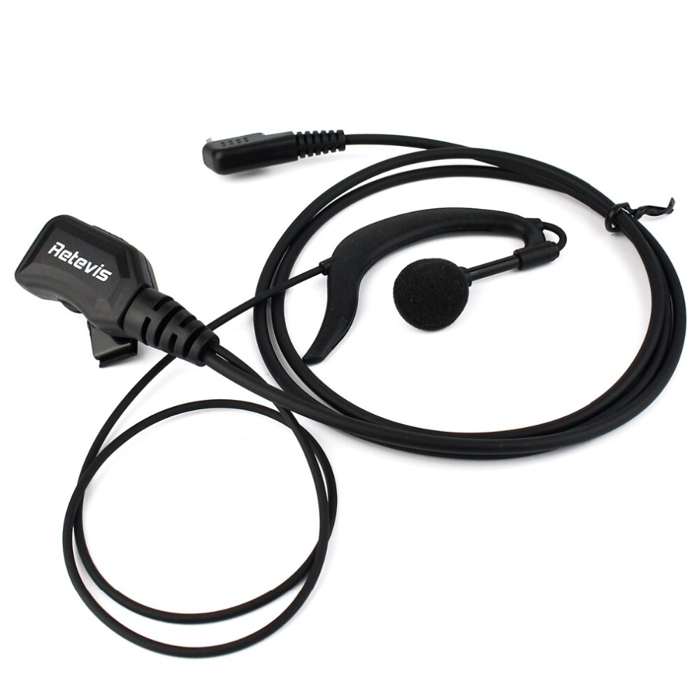 Retevis R-111 Ptt Earpiece Pu Wire Tensile For Kenwood Retevis H777 Rt-5R Baofeng Uv-5R Bf-888S Tyt 6901251277866