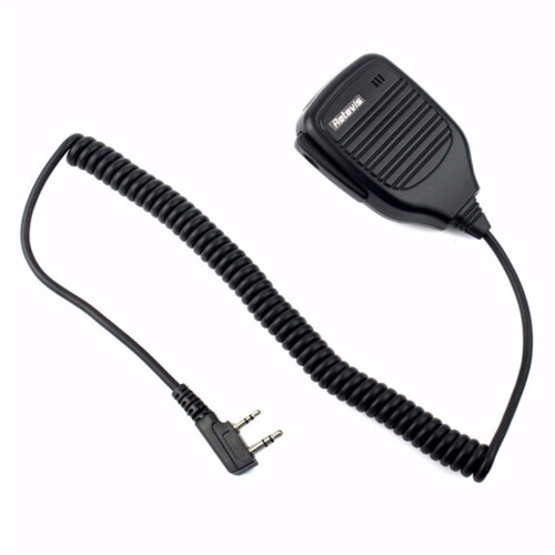 Retevis 2Pin PTT Speaker Microfoon Walkie Talkie Mic Accessoires 2