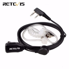 Retevis PTT MIC tubo acustico in-ear auricolare