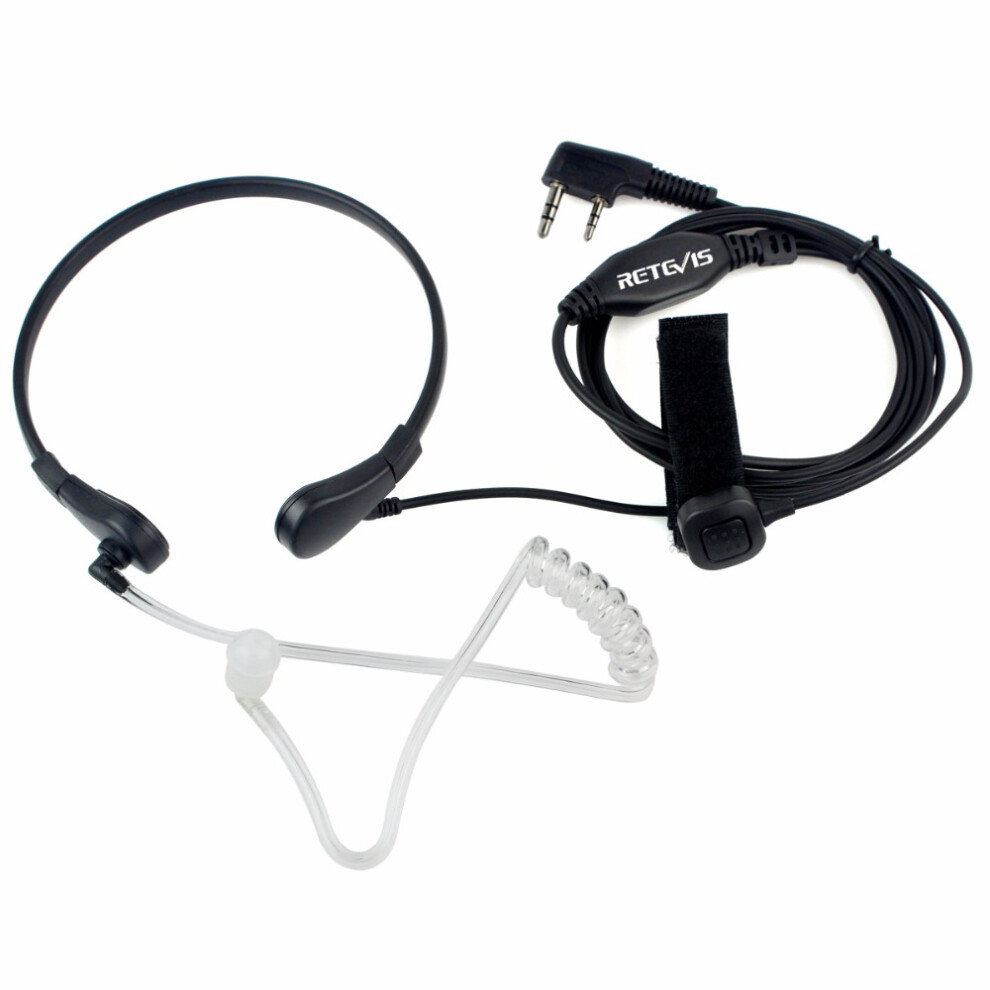 Retevis Throat Mic Ptt Earpiece For Kenwood Baofeng Uv-5R Baofeng Bf-888S Retevis H777 6901251252764