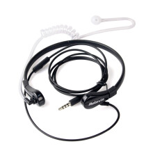 Retevis Black 1 Pin 3.5mm Microfono a collo auricolare Earpiece Covert Air Tube per telefoni cellulari universali