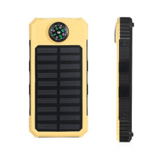 DIY Solare con Indicatore LED Bussola Ricarica 20000mah Batteria Power Bank Kit Scatola