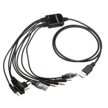 8 In 1 cavo di programmazione USB per Baofeng Motorola Kenwood TYT QYT Radio