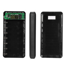 DIY 3 - poorts USB mobiele powerbank oplader case 5V 2A 7x 18650 batterij kit doos
