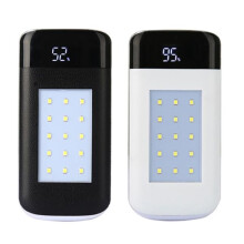 Bakeey 20000mah Batteria portable Solare Fai-da-te con Display LCD e Torcia LED