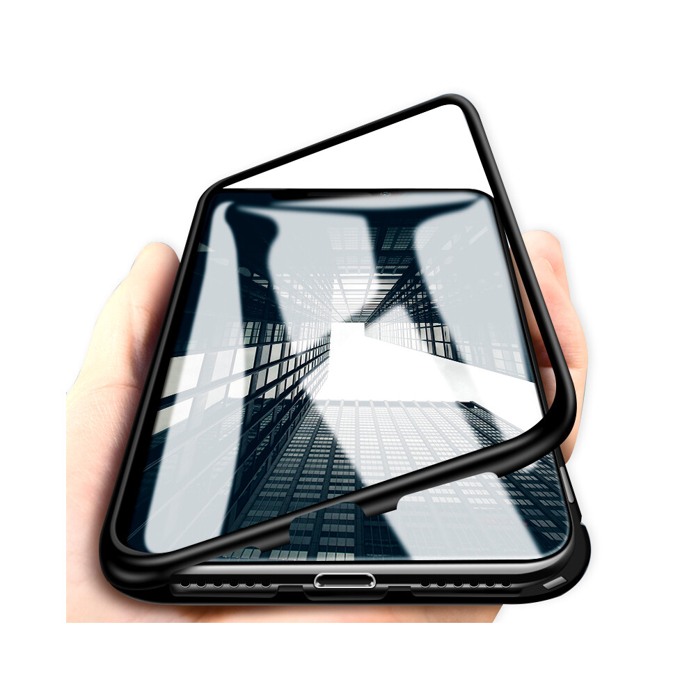 Bakeey Magnetic Adsorption Metal Tempered Glass Protective Case For Iphone 11 Pro 5.8 Inch 8018009003320