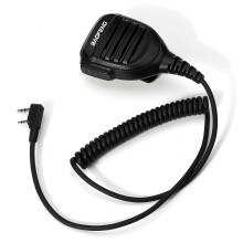 BaoFeng Vervangingskabel Waterdichte Handmicrofoon Solide met Indicatie Licht Elektronica Walkie Talkie Klem Duurzame Onderdelen voor BF 5r