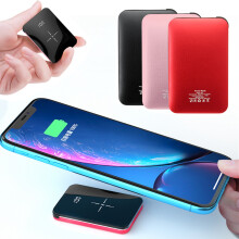Bakeey 20000mAh Qi Draadloze Oplader LED Display Mini Powerbank Snelladen voor iPhone Android