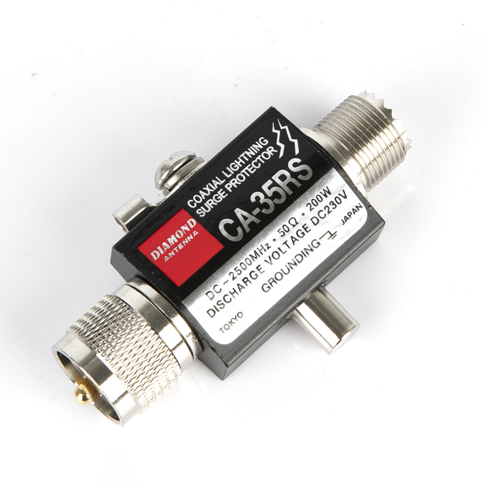 Ca-35Rs Pl259 So239 Radio Connector Adapter Repeater Coaxial Antenna Surge Protector Lightning Arrestor 5905920854465