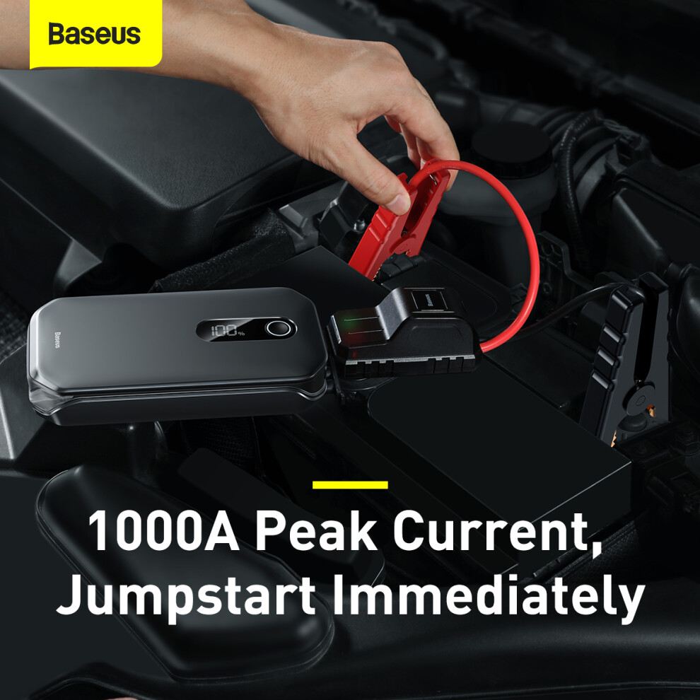 Baseus Car Battery Power Bank Portable 12V 800A Vehicle Emergency Battery Booster For 4.0L Car Power 816621021221
