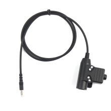 Yinitone Tacical U94PTT Headset Adapter voor Mobiele Telefoon 3.5mm Headset Toets Schakelaar PTT