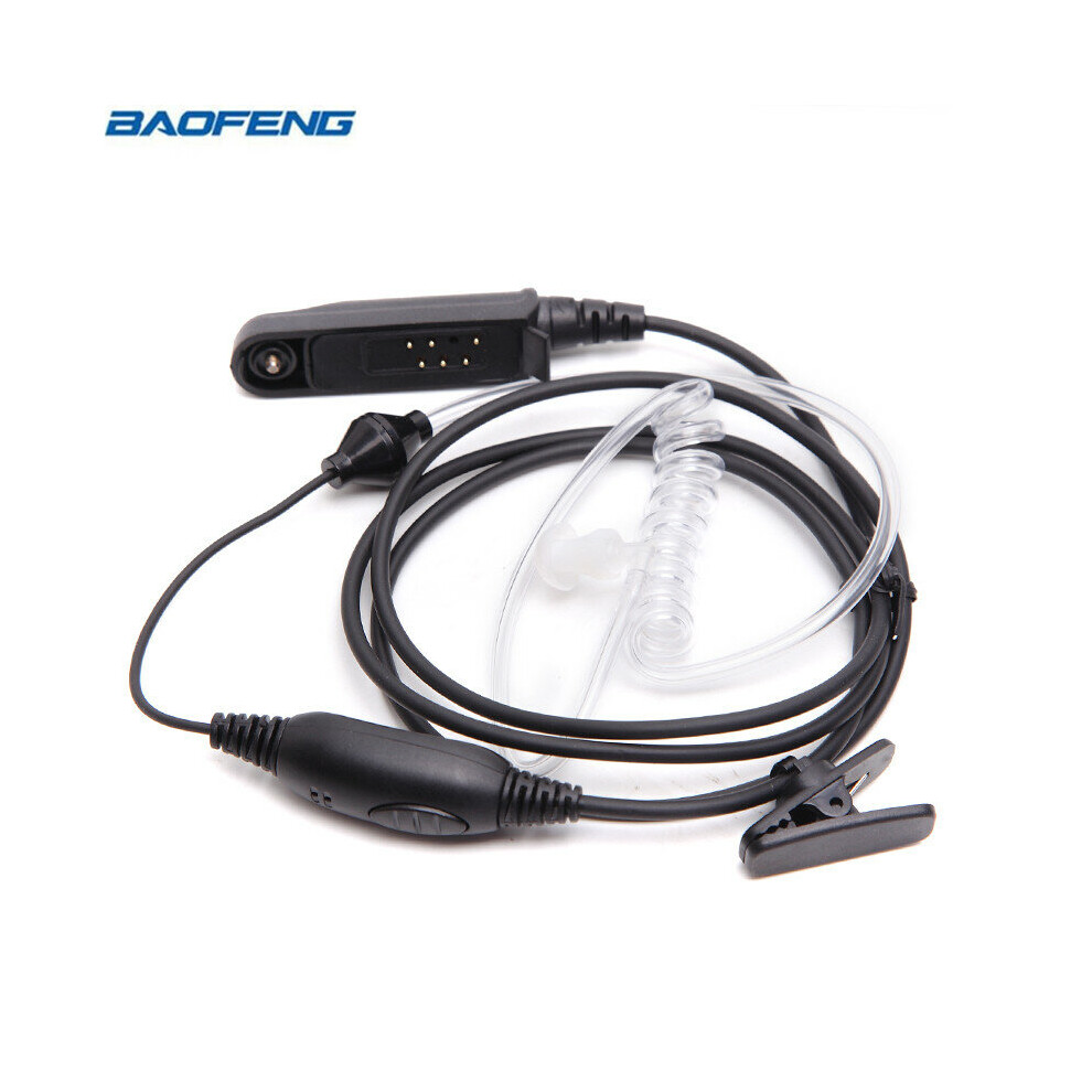BAOFENG UV-9R Plus Waterproof Walkie Talkie Covert Air Acoustic Tube Headset For UV-XR A-58 UVXR UV9R GT-3WP 2 Way Radio