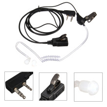 2 Pin Flessibile Microfono a Tubo Acustico Auricolare per Baofeng Kenwood Retevis TYT Walkie Talkie Radio Bidirezionale Cuffia
