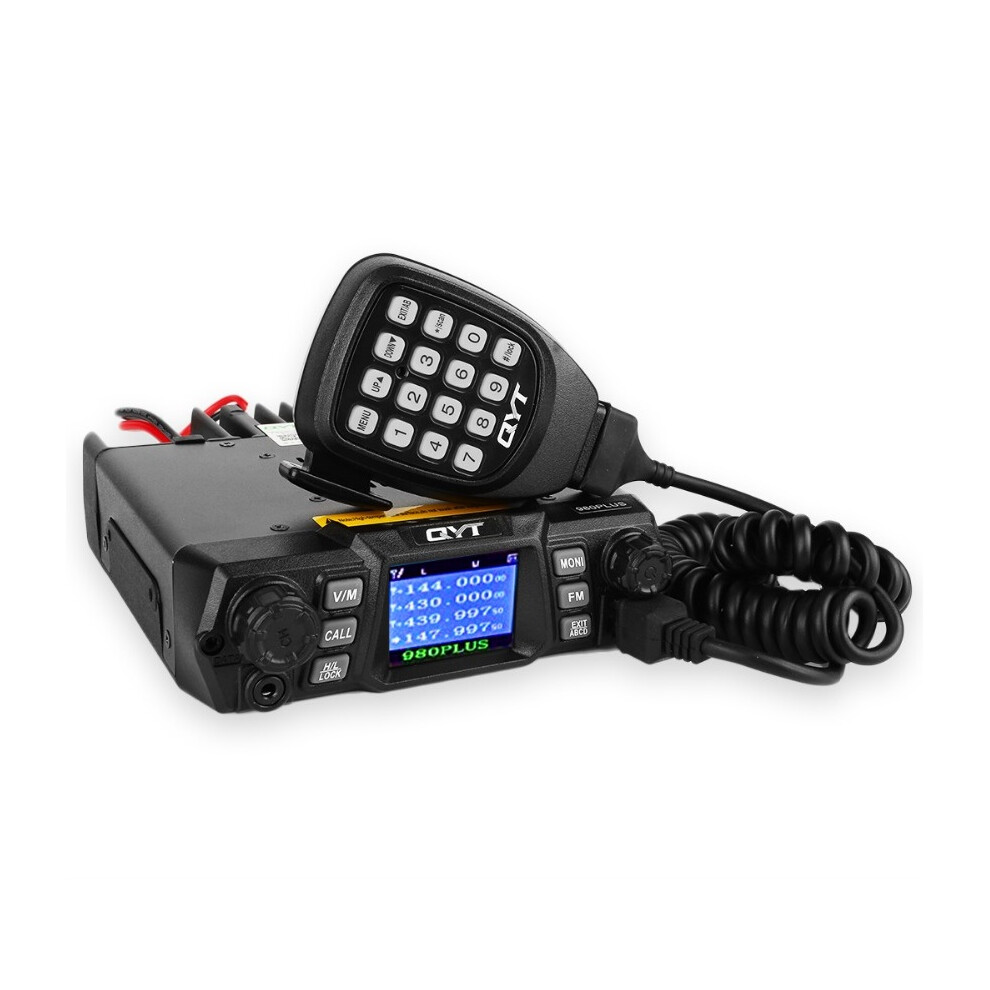 Qyt Kt-980 Plus Vhf 136-174Mhz Uhf 400-470Mhz 75W Dual Band Base Car Mobile Radio Amateur 6901249732261