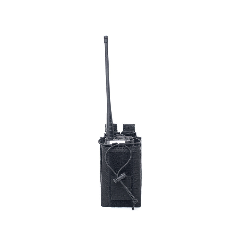 Outdoor Tactical Walkie Talkie Bag Sports Climbing Hunting Radio Storage Bag Talkie Holder Bag Black/Green 6242868885427