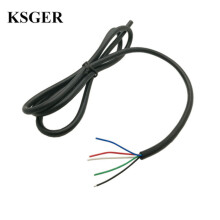 KSGER Cavo in silicone a 5 core per saldatore elettronico con manico ad alta temperatura T12 per stazione di saldatura
