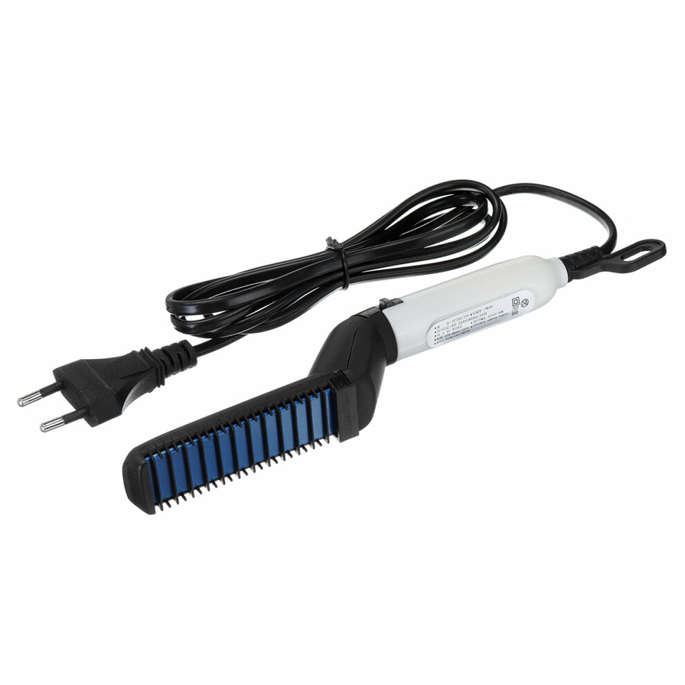 Quick Beard Straightener Multifunctional Hair Comb Curling Curler Show Cap Men