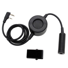Z-Tactical PTT TCI Auricolare Walkie Talkie Impermeabile Microfono PTT Rotondo per Walkie Talkie Motorola Kenwood TYT F8 BAOFENG 5R Radio