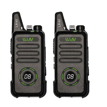 2PCS WLN KD-C1 Plus Upgrade Walkie Talkie Radio Bidirezionale Ultra-Sottile Mini Caricatore USB Radio portable