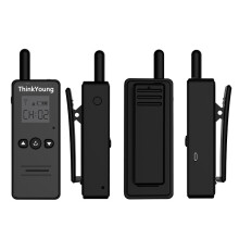 THINKYOUNG T8 45g Mini Radio portable Ultra Sottile Walkie Talkie Interfono Civile per Hotel e Guida