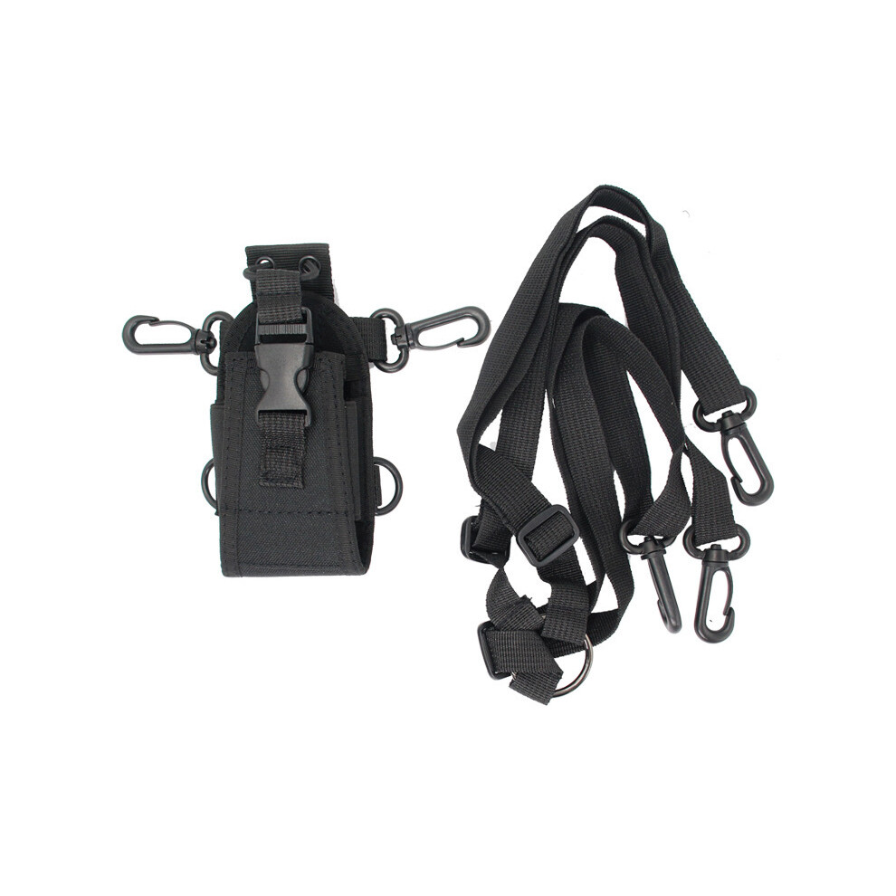 Walkie Talkie Storage Bag Waist Bag Interphone Intercom Radio Case Holder Pouch Bag 700000011159