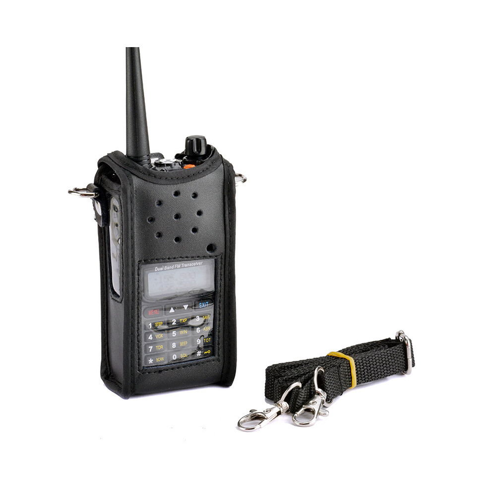 Baofeng Uv9r Plus Walkie Talkie Leather Storage Bag Interphone Protector Cover For Baofeng A58/9700 6901251254669