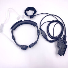 Microfono auricolare a collo regolabile adatto per Motorola HT1000 XTS5000 / 2500/1500 / GP900MTS2000 auricolari a collo